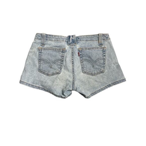 Y2K Levi's Too Superlow Stretch Denim Shorts 5 JR
Light Wash Low Rise - Picture 4 of 7